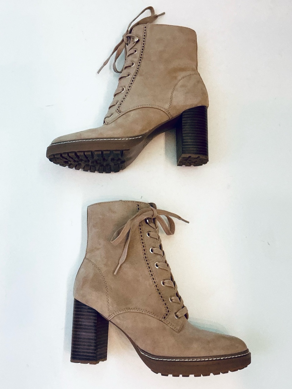 NATURALIZER, Women's Callie Heeled Boots Tan Suede, Size 8, NWOB - Picture 7 of 15